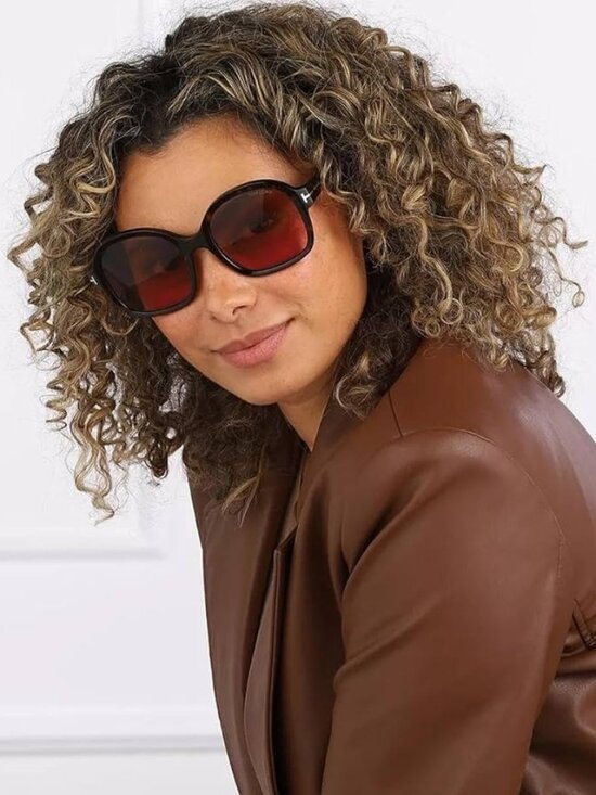 Tom Ford HANLEY Women Sunglasses Havana Brown Gradient Round FT1034/S 52F NEW